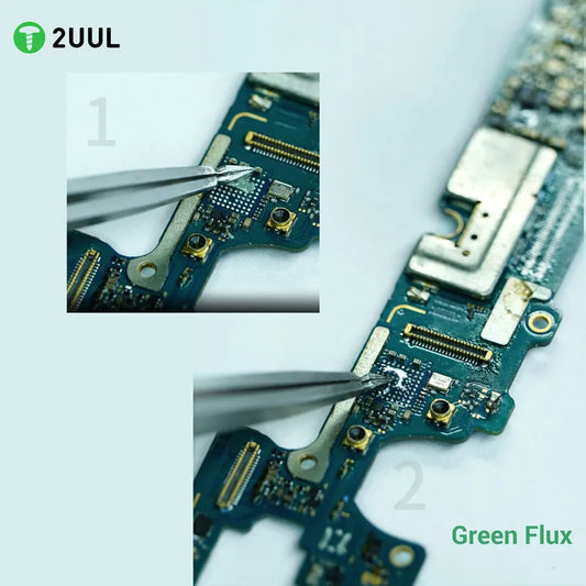 2UUL SC18 50g Green Flux Welding Oil Precision Good Liquidity Non-Conductive Mobile Phone Motherboard Welding Repair Flux