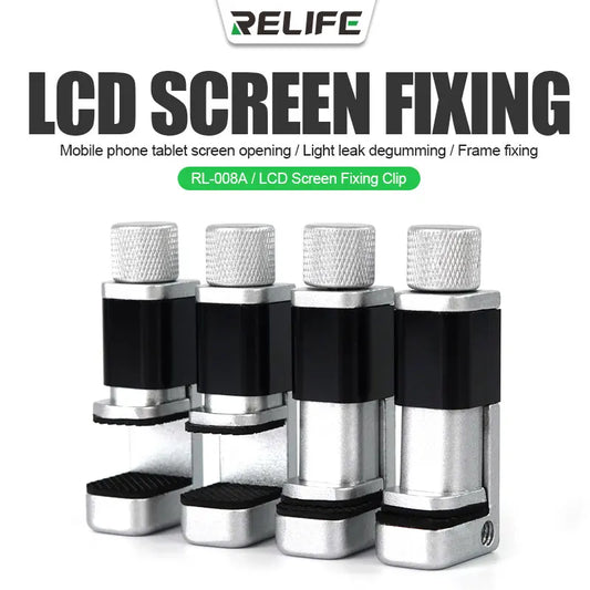 RELIFE RL-008A 4PCS Height Adjustable Screen Fixing Fixtures for Mobile Phone Repair Universal Fixed Compression Screen Clamp