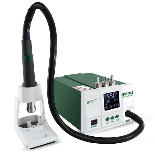 863 Best Quality High Power 1200W Digital Touch Screen Display Hot Air Heat SMD Rework Desoldering Station