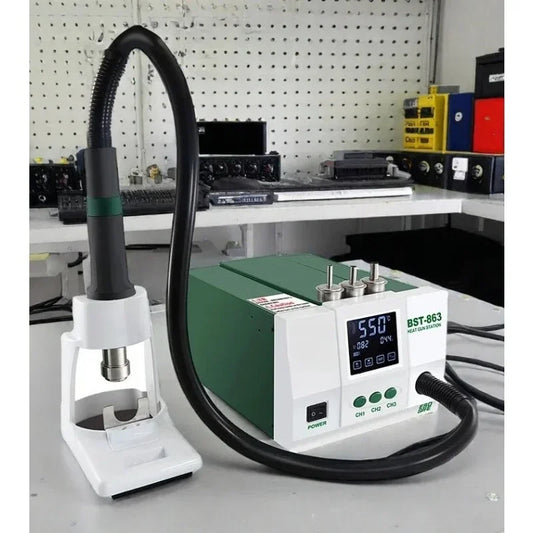 863 Best Quality High Power 1200W Digital Touch Screen Display Hot Air Heat SMD Rework Desoldering Station